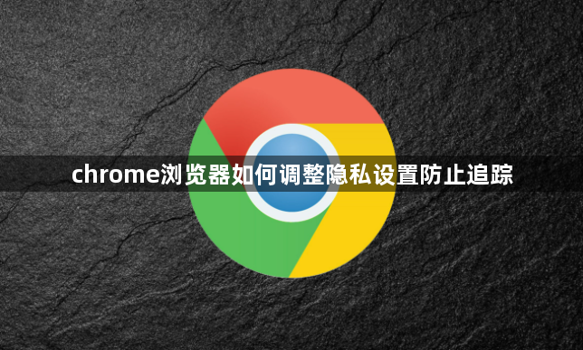 chrome浏览器如何调整隐私设置防止追踪1