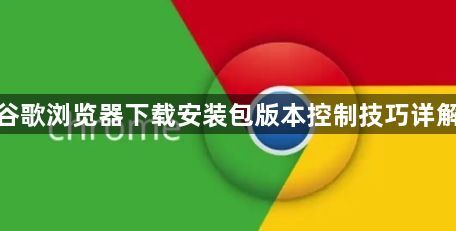 谷歌浏览器下载安装包版本控制技巧详解1