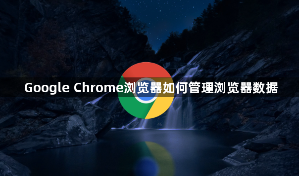 Google Chrome浏览器如何管理浏览器数据1