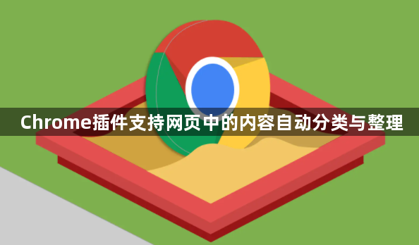 Chrome插件支持网页中的内容自动分类与整理1