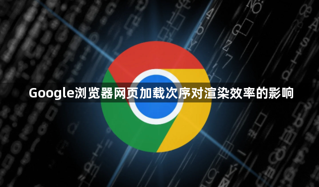 Google浏览器网页加载次序对渲染效率的影响1