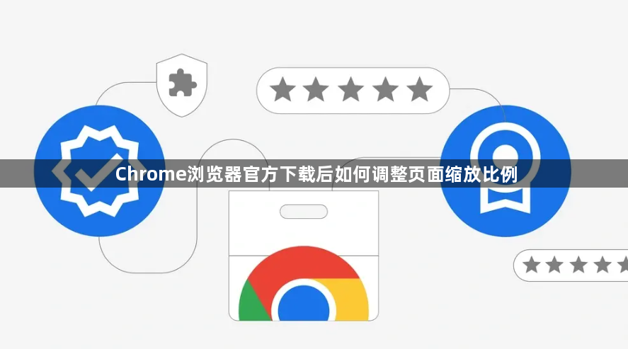 Chrome浏览器官方下载后如何调整页面缩放比例1