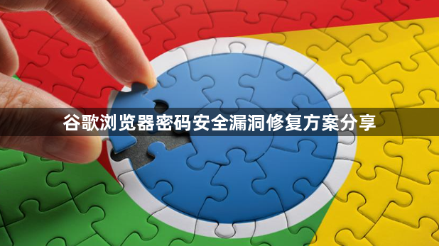 谷歌浏览器密码安全漏洞修复方案分享1