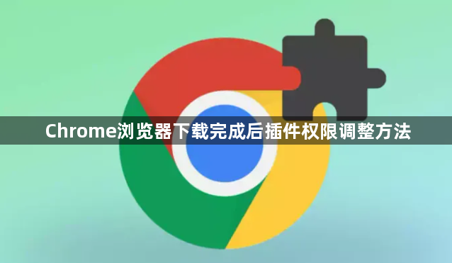 Chrome浏览器下载完成后插件权限调整方法1