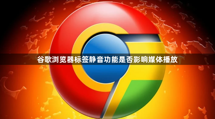 谷歌浏览器标签静音功能是否影响媒体播放1