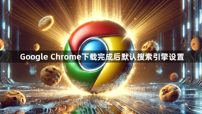 Google Chrome下载完成后默认搜索引擎设置1