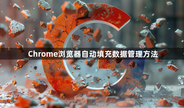 Chrome浏览器自动填充数据管理方法1