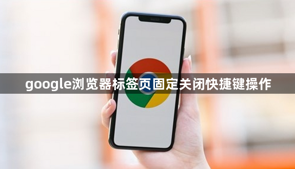 google浏览器标签页固定关闭快捷键操作1
