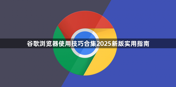 谷歌浏览器使用技巧合集2025新版实用指南1