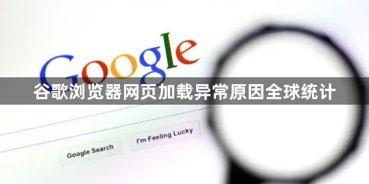 谷歌浏览器网页加载异常原因全球统计1