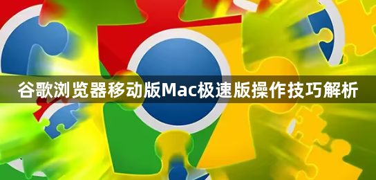 谷歌浏览器移动版Mac极速版操作技巧解析1
