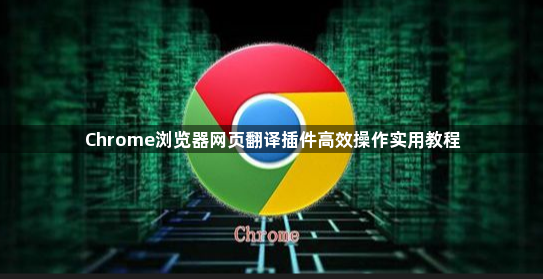 Chrome浏览器网页翻译插件高效操作实用教程1