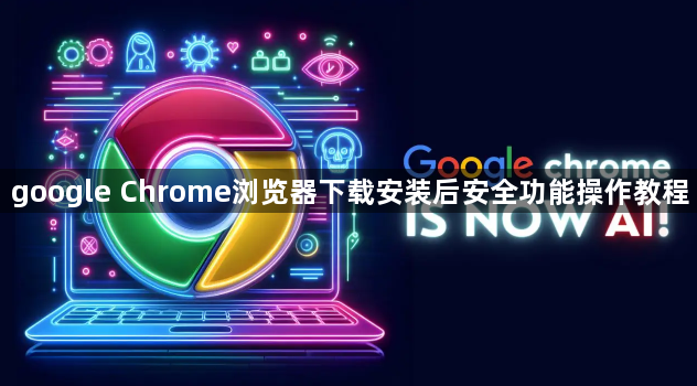google Chrome浏览器下载安装后安全功能操作教程1
