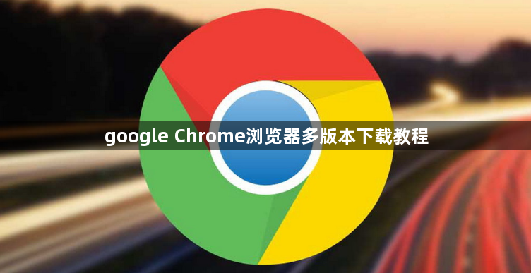 google Chrome浏览器多版本下载教程1