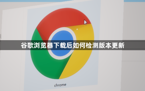 谷歌浏览器下载后如何检测版本更新1