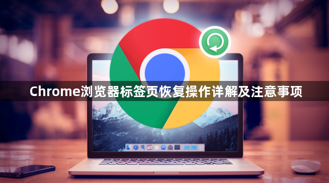 Chrome浏览器标签页恢复操作详解及注意事项1