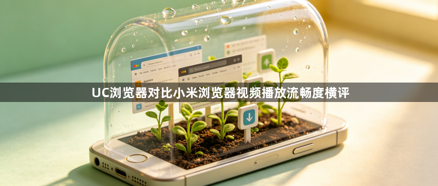 UC浏览器对比小米浏览器视频播放流畅度横评1