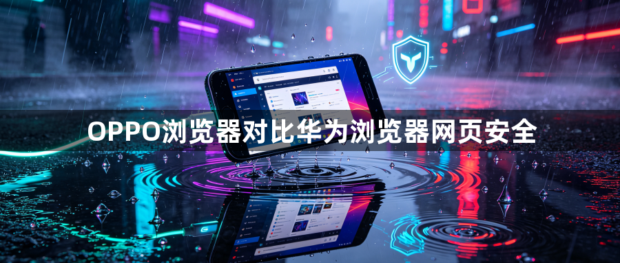 OPPO浏览器对比华为浏览器网页安全1