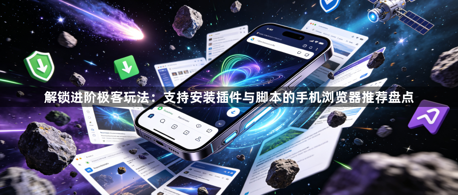 解锁进阶极客玩法：支持安装插件与脚本的手机浏览器推荐盘点1