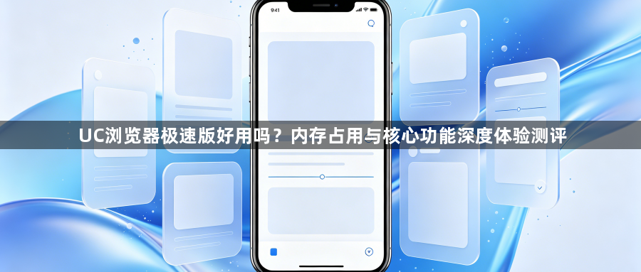 UC浏览器极速版好用吗？内存占用与核心功能深度体验测评1