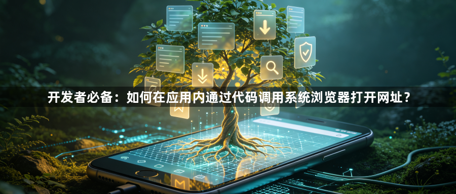 开发者必备：如何在应用内通过代码调用系统浏览器打开网址？1