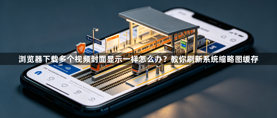 浏览器下载多个视频封面显示一样怎么办？教你刷新系统缩略图缓存1