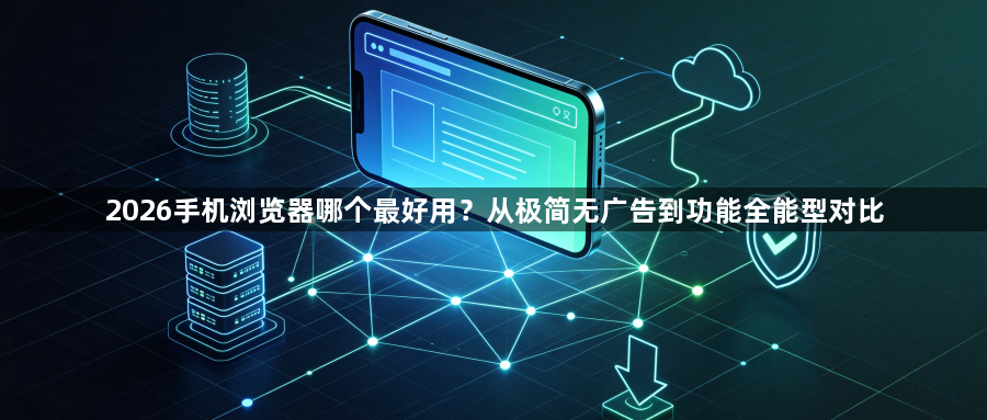 2026手机浏览器哪个最好用？从极简无广告到功能全能型对比1