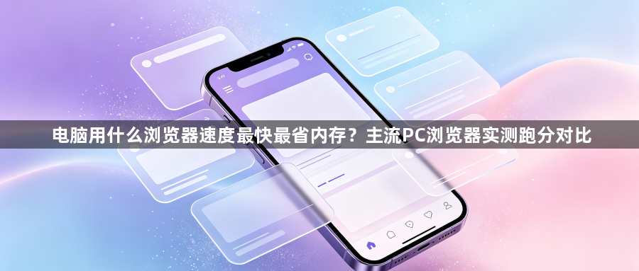 电脑用什么浏览器速度最快最省内存?主流PC浏览器实测跑分对比1