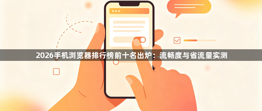2026手机浏览器排行榜前十名出炉：流畅度与省流量实测1