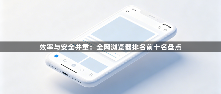 效率与安全并重：全网浏览器排名前十名盘点1