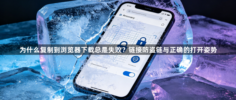 为什么复制到浏览器下载总是失败？链接防盗链与正确的打开姿势1