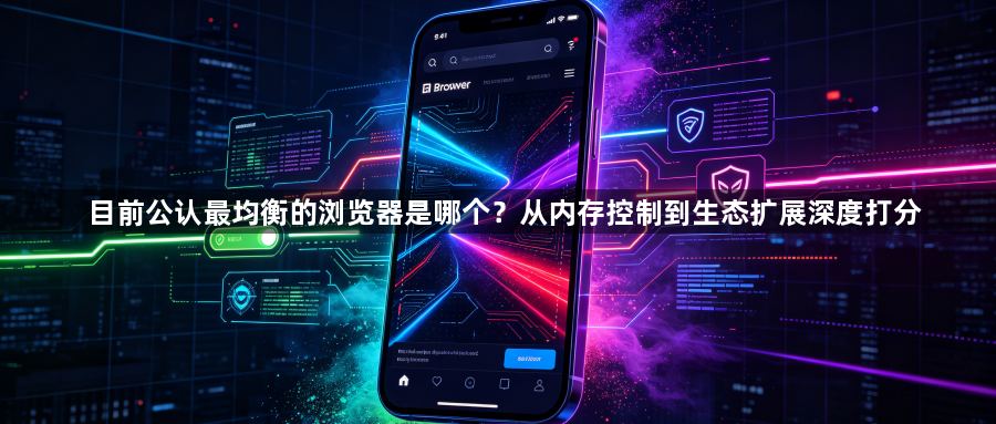 目前公认最均衡的浏览器是哪个？从内存控制到生态扩展深度打分1