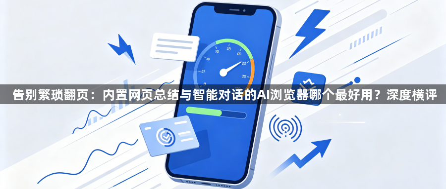 告别繁琐翻页:内置网页总结与智能对话的AI浏览器哪个最好用?深度横评1